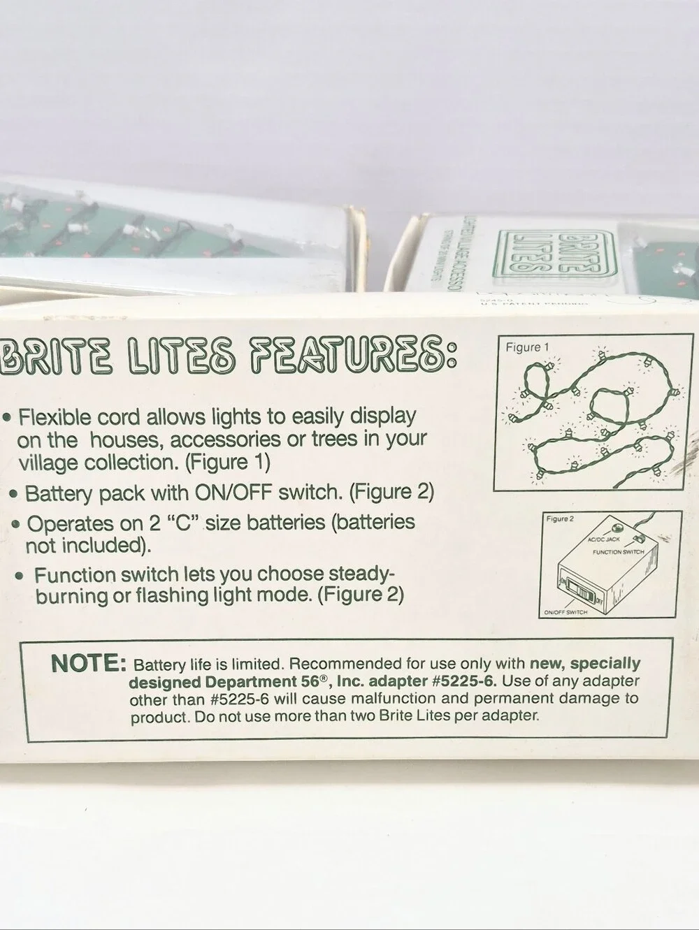 Dept 56 Brite Lites Village accessories lot of 7 packs